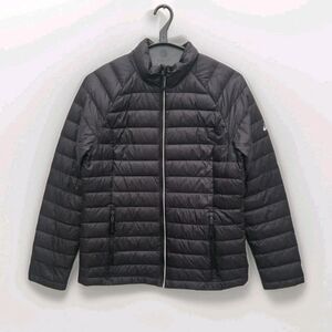 ASICS Women's Azure Down Puffer Jacket (2012A409) Size M, Black